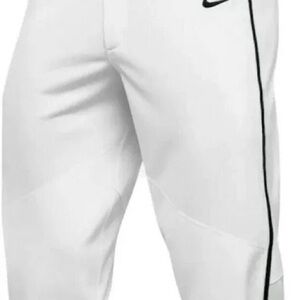 New Nike White and Black Baseball Athletic Pants